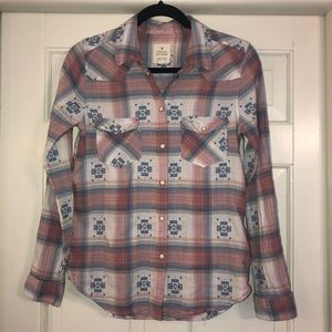 American Eagle Vintage Boyfriend Western shirt